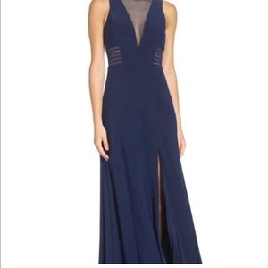 Navy Blue Formal Dress